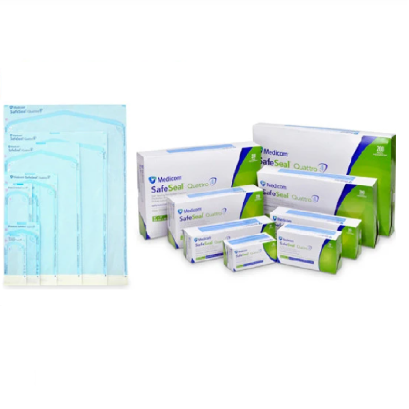 Пакети для стерилізації самоклеючі Safe Seal Quattro (191мм*330мм)